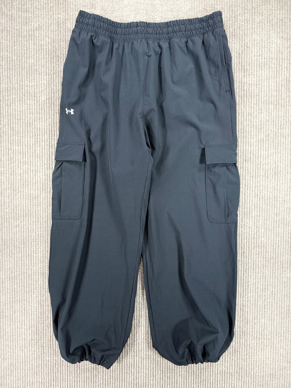 Under Armour Rival Woven Cargo Pants Womens L Black